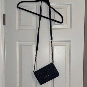 Steve Madden Quilted Black Crossbody Bag